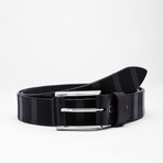 Rocco Leather Belt // Black (44)