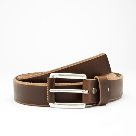 Coraggio Leather Belt // Honey (30)