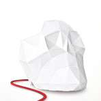 Edmond Origami Lamp (Red Cord)