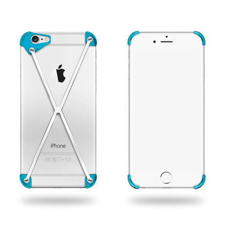 RADIUS iPhone 6 Case // Cyan + Polished