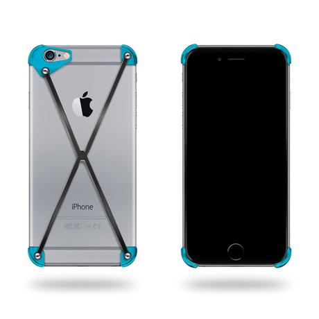 RADIUS iPhone 6 Case // Cyan + Slate