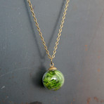 Preserved Moss Necklace