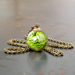 Preserved Moss Necklace