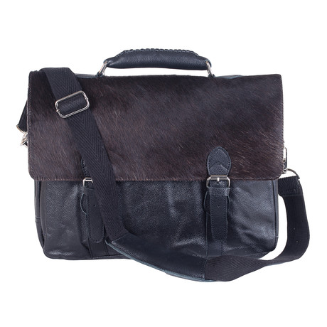 Emmett Cowhide Leather Work Satchel
