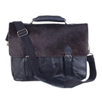 Emmett Cowhide Leather Work Satchel