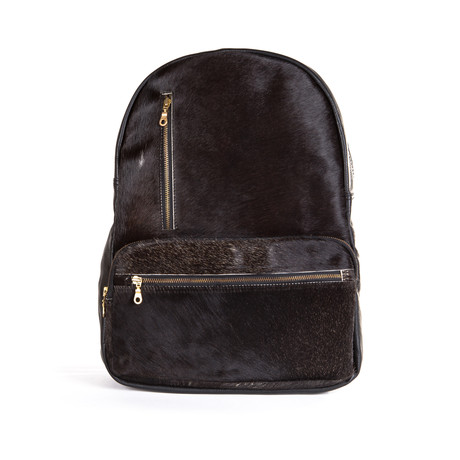 Cam Cowhide Leather Backpack