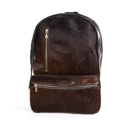Royce Cowhide Leather Backpack