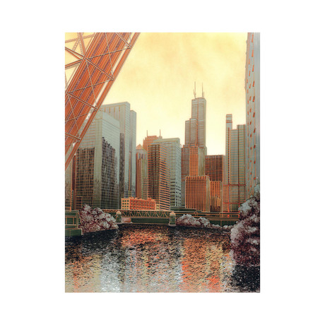 Kinzie // Canvas Print (18"L x 24"W)