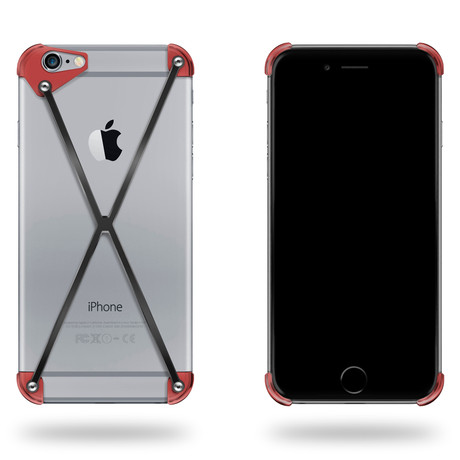 RADIUS iPhone 6 Plus Case // Red + Slate