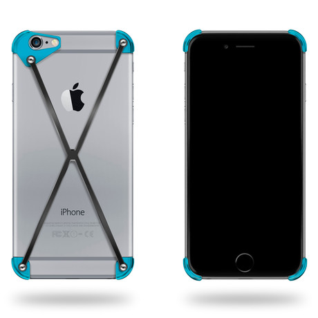 RADIUS iPhone 6 Plus Case // Cyan + Slate