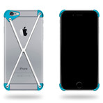 RADIUS iPhone 6 Plus Case // Cyan + Polished