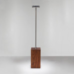 Macto LED Table Lamp // Aluminum (Walnut Base)