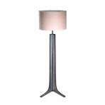 Forma LED Floor Lamp // Walnut Oiled (Brushed Aluminum)