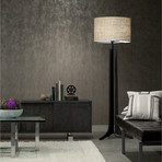 Forma LED Floor Lamp // Dark Stained Walnut (Black)