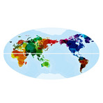World of Color Map Decal