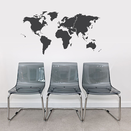 World Map Wall Decal