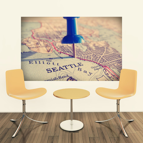 Seattle Map Decal