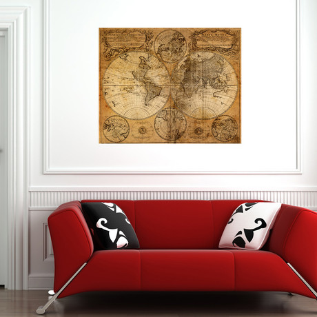 Mappemonde World Map Decal