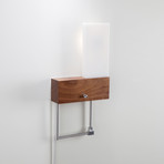 Cubo LED Sconce // Reading Light // Corded (Left)