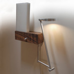 Levo LED Sconce // Reading Light // Hardwired (Left)