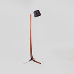 Silva LED Floor Lamp // Walnut (Beech)