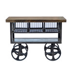 Industrial Iron Trolley