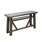 Zinc Console Table