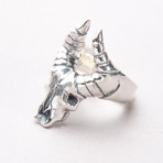 Kudu Skull Ring (Size 11)