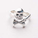 Skull & Crossbone Ring (Size 8)