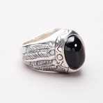 Cherokee Ring // Onyx (Size 13)