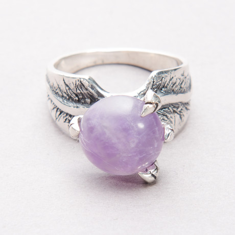 Talon Ring // Amethyst (Size 8)