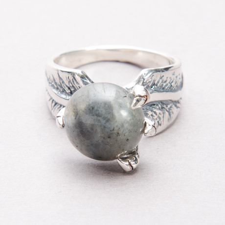 Talon Ring // Labradorite (Size 8)