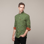 Flag Shirt // Green (L)