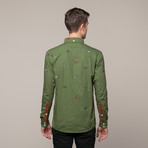 Flag Shirt // Green (L)