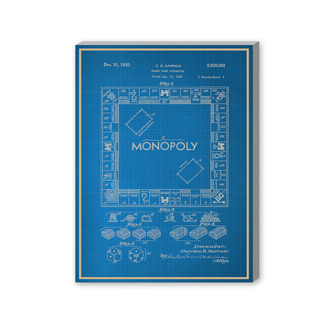 Darrow Monopoly (16"W x 20"H x 1.5"D)
