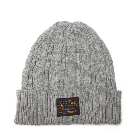 Cable Fisherman Beanie // Heather