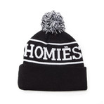 Homies Pom Beanie // Black