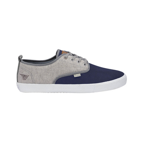 Falcon Tweed Mix //  Light Grey + Navy (US: 7)