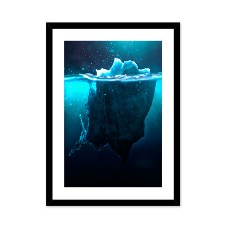 Caustic Icebergs // 05 (16"L x 20"H Print)