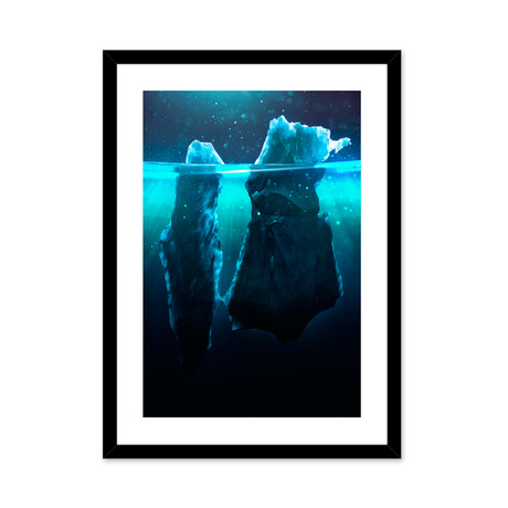 Caustic Icebergs // 03 (16"L x 20"H Print)