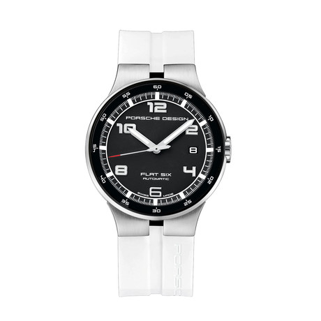 P6351 Flat Six Automatic 40MM // Black + White