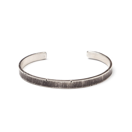 Sterling Silver Cuff + Armor Engraving