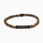 Armor Bead Bracelet // Brass (S (7” Wrist))