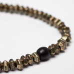 Armor Bead Bracelet // Brass (L (7.5” Wrist))