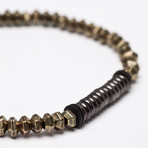 Armor Bead Bracelet // Brass (M (7.25” Wrist))