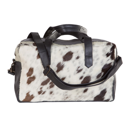 Adley Cowhide Leather Overnight Bag