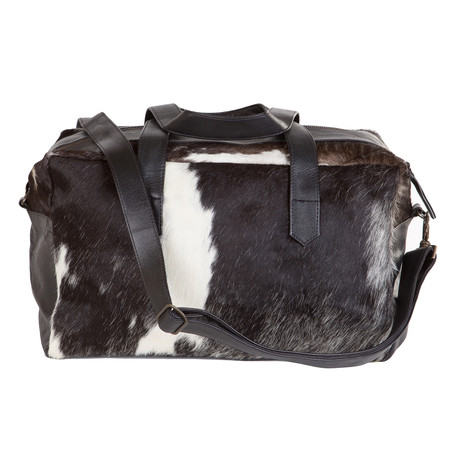 Ethan Cowhide Leather Overnight Bag