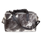 Jean Cowhide Leather Overnight Bag
