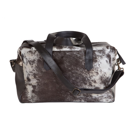 Paz Cowhide Leather Overnight Bag