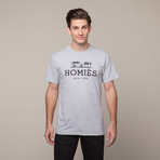 Homiès New York Tee // Heather + Black (M)